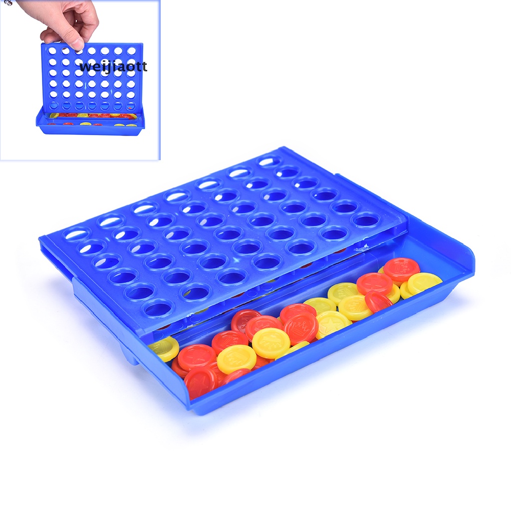 weijiaott Connect Four In A Row 4 In A Line Board Game Kids Children Fun Educational Toy WT