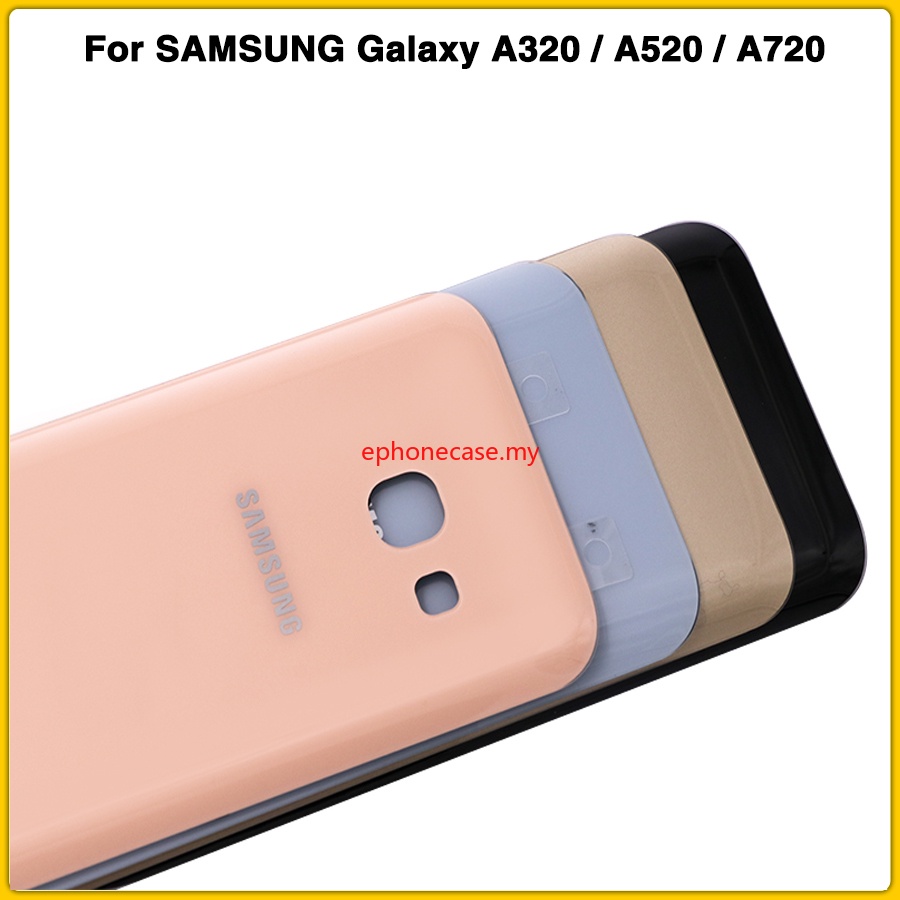 Mặt lưng điện thoại + nắp đậy pin thay thế cho SAMSUNG Galaxy A3 A5 A7 2017 A320 A520 A720