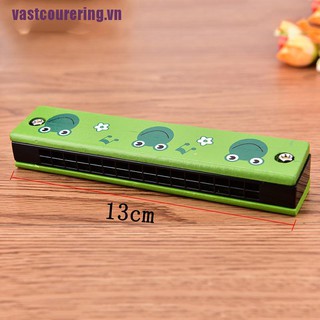 Kèn harmonica 16 lỗ bằng gỗ dễ thương cho bé