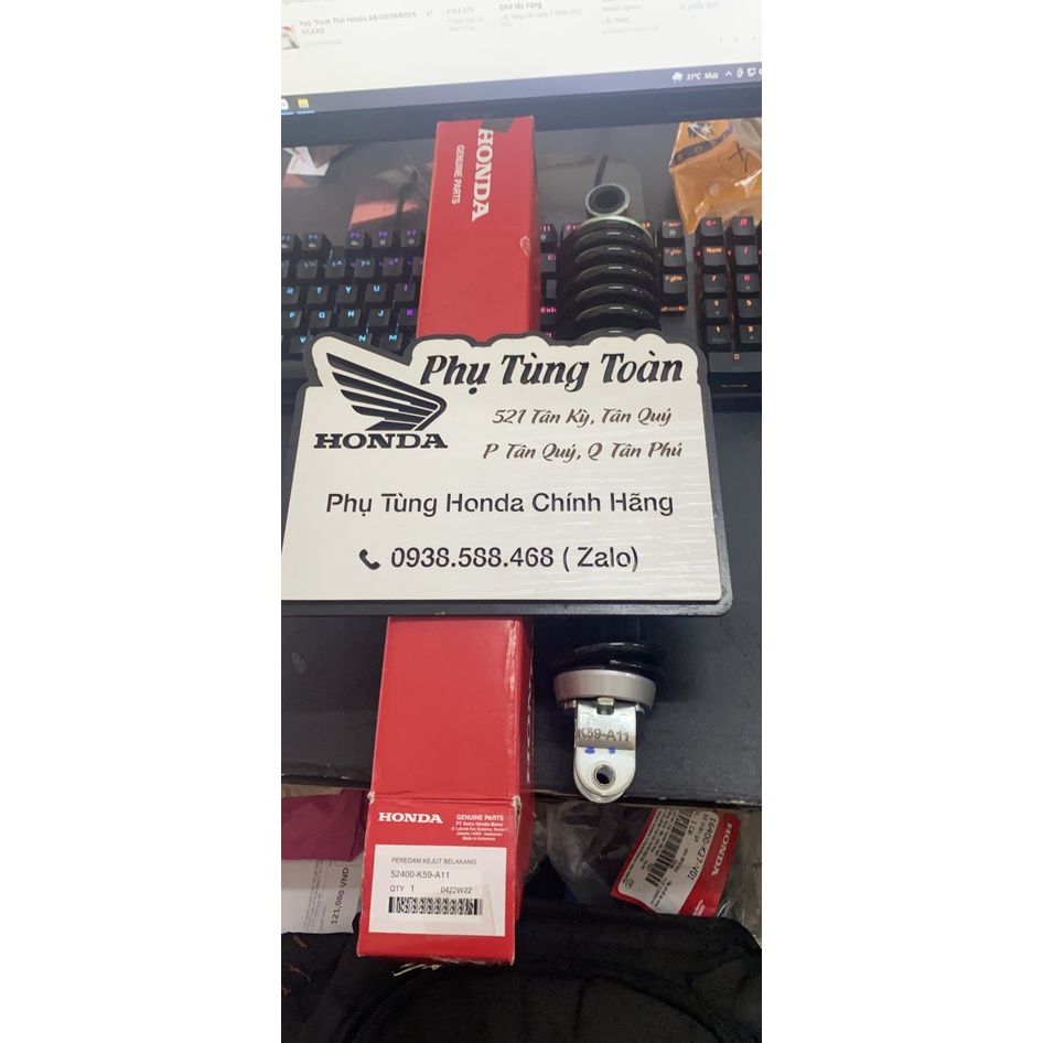 PHUỘC SAU VARIO / CLICK THÁI ZIN CHÍNH HÃNG HONDA