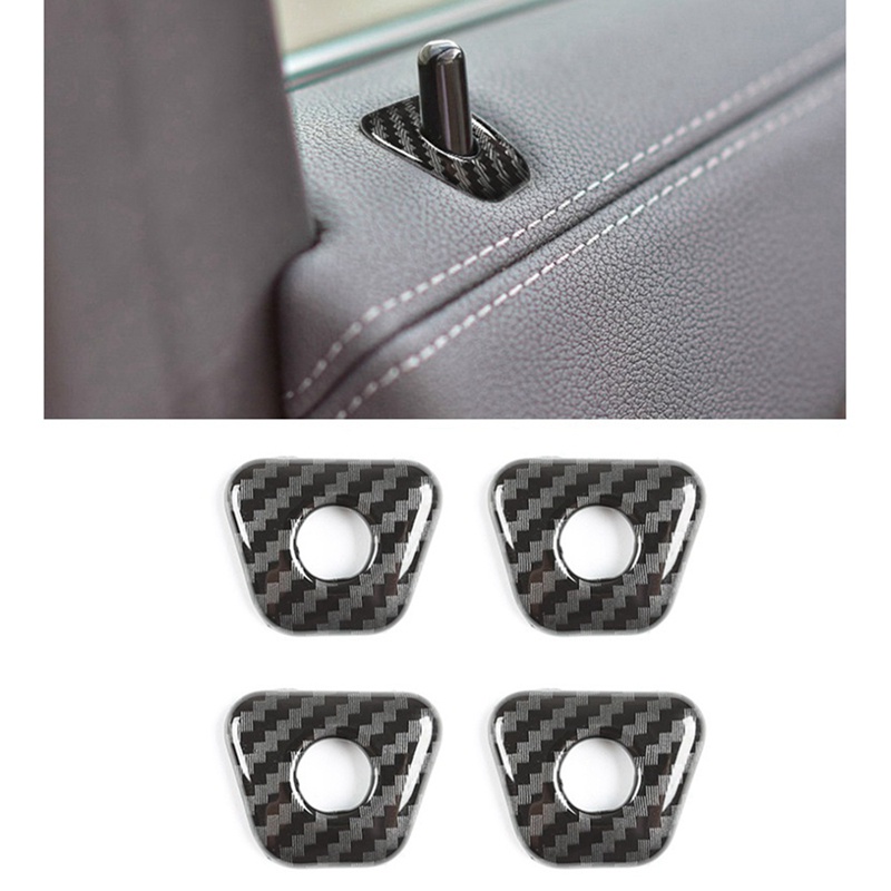 Set 4 Ốp Trang Trí Nút Bấm Cửa Xe Hơi BMW 5 Series G30 2018-2022