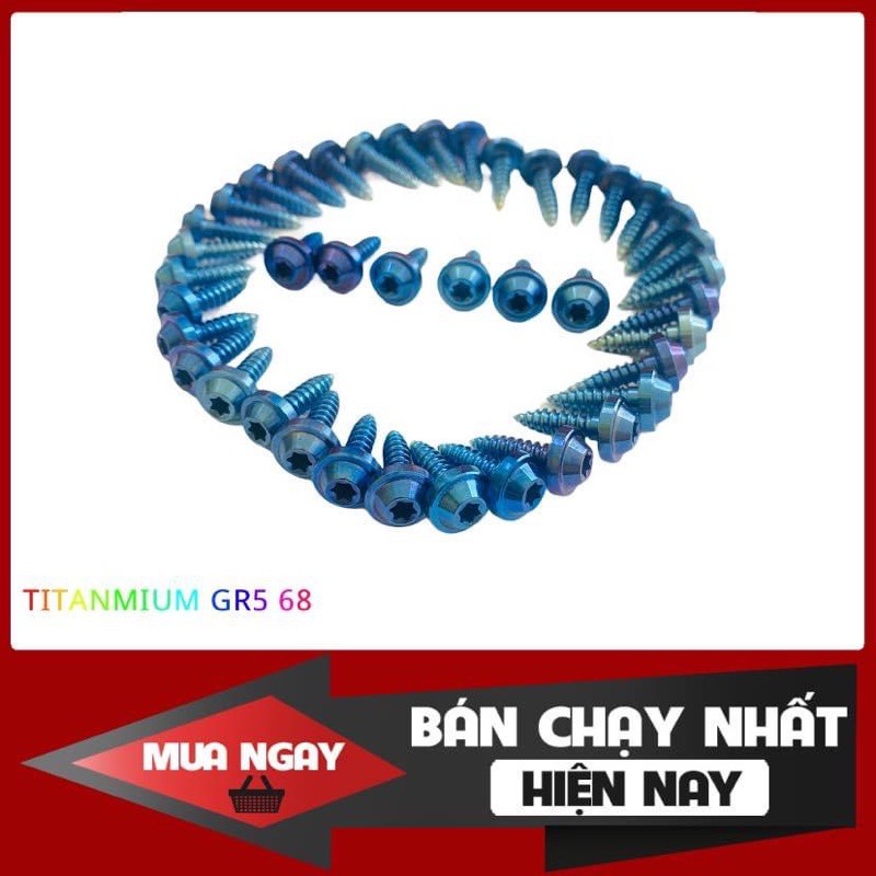 ốc titan GR5 M5 * 18 dàn áo Yamahha