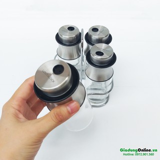 BỘ 4 LỌ ĐỰNG GIA VỊ LOCK&LOCK LLG849