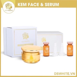 Combo kem face và serum Ds.White
