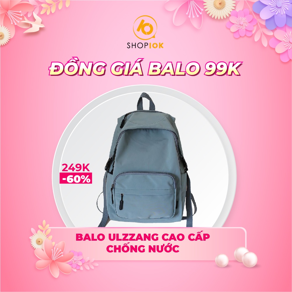 Balo ulzzang cao cấp chống nước,balô thời trang giới trẻ SHOP10K - SP004405