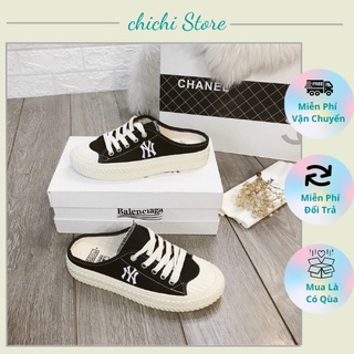 Giày Thể Thao Nữ , Giày Sục NY Đạp Gót Sang Chảnh ChiChi Shoe
