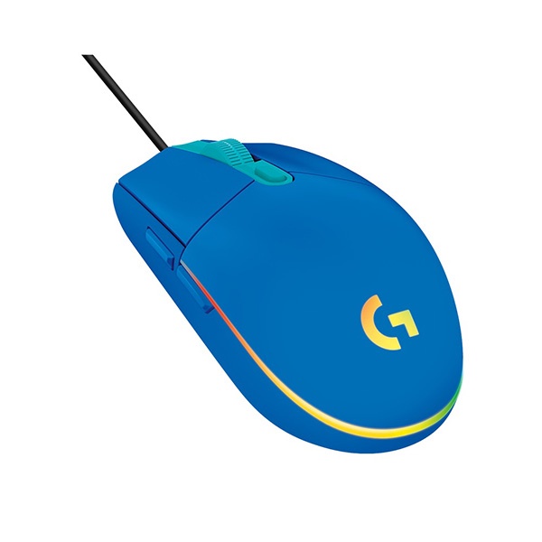 CHUỘT Mouse LOGITECH G203 Lightsync RGB Gaming Blue/Violet Chính hãng. VI TÍNH QUỐC DUY