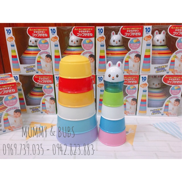 Bộ xếp tháp Thỏ con Toyroyal