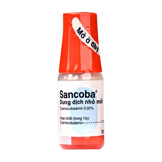 Nhỏ mắt Sancoba 5ml (Nội địa nhật) [An toàn cho bà bầu] [Mỹ phẩm bà bầu]