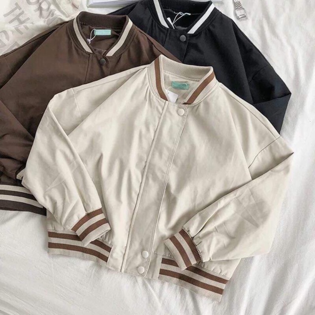 áo khoác kaki dáng bomber hàng order | BigBuy360 - bigbuy360.vn