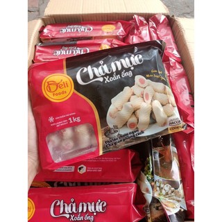 CHẢ MỰC XOẮN ỐNG_NGON 1kg