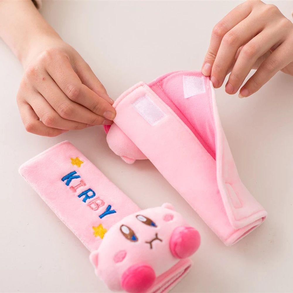 Gối Tựa Cổ Bằng Vải Bông Họa Tiết Hoạt Hình Dễ Thương Sáng Tạo Cho Xe Hơi