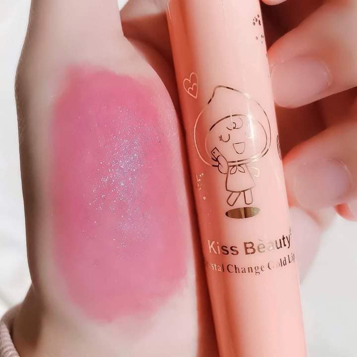 Son Thạch Dưỡng Môi Trái Đào KissBeauty Peach Princess .