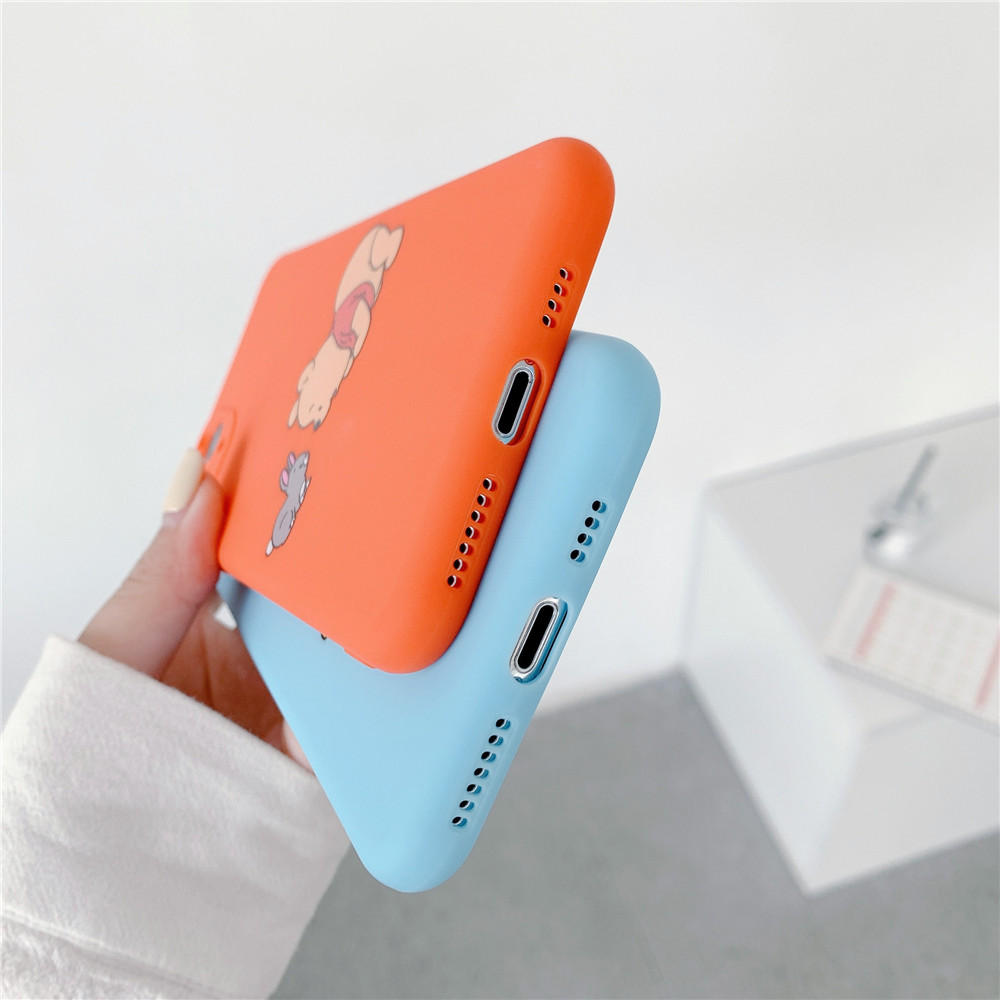 Trong kho!Ốp Điện Thoại Tpu In Hình Gấu Pooh Xinh Xắn Cho IPhone6 7Plus 8Plus XS 11 Pro Max 12