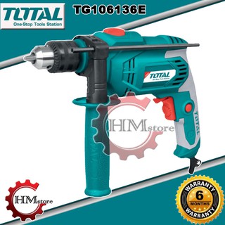 Máy khoan điện cầm tay total tg1061356e, công suất 680w - máy khoan 13 ly, máy khoan búa