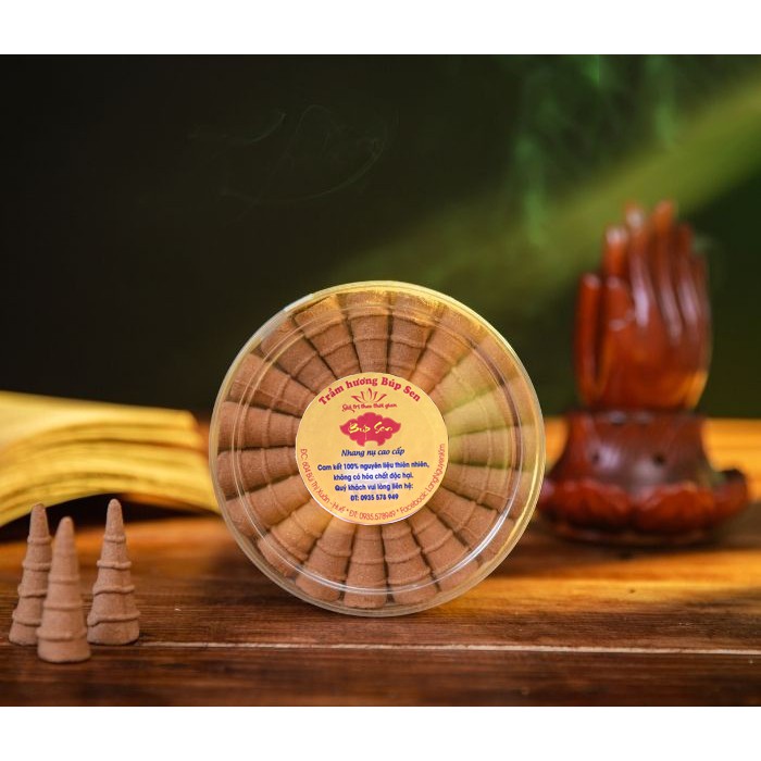 Hương Nụ Trầm thơm sạch hộp 35 viên - Hương Trầm Búp Sen
