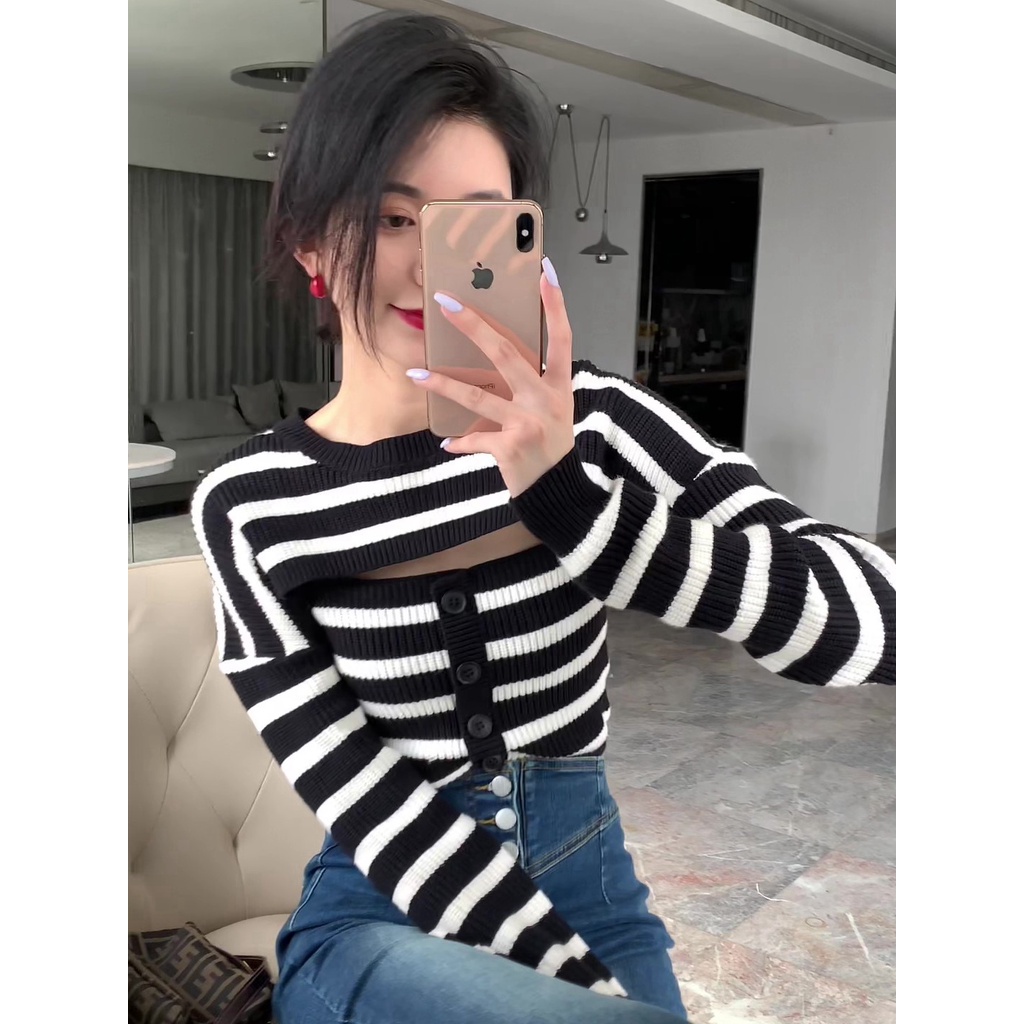 NRVP Áo Sweater Dài Tay Phong Cách Hàn Quốc Sành Điệu Dành Cho Nữ