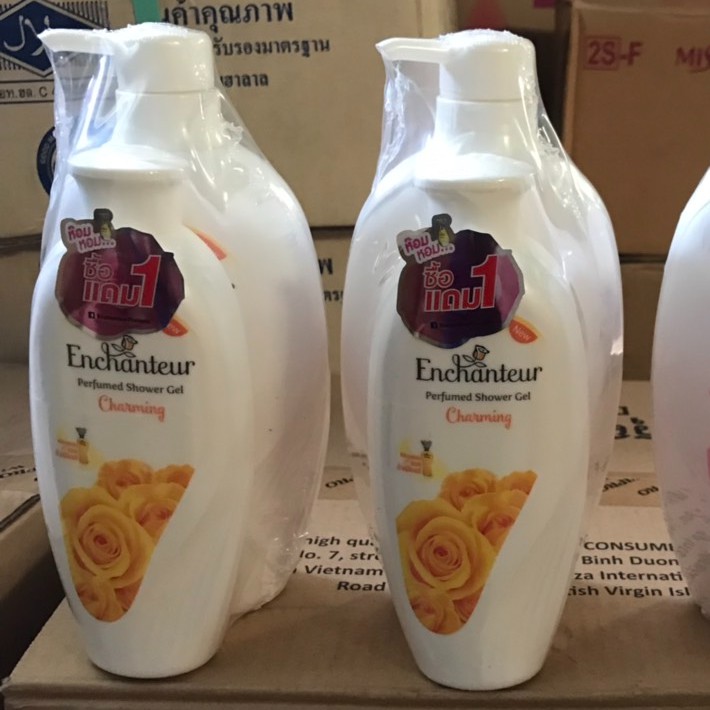 Sữa tắm Enchanteur chai 550ml tặng kèm chai nhỏ 250ml Thái Lan