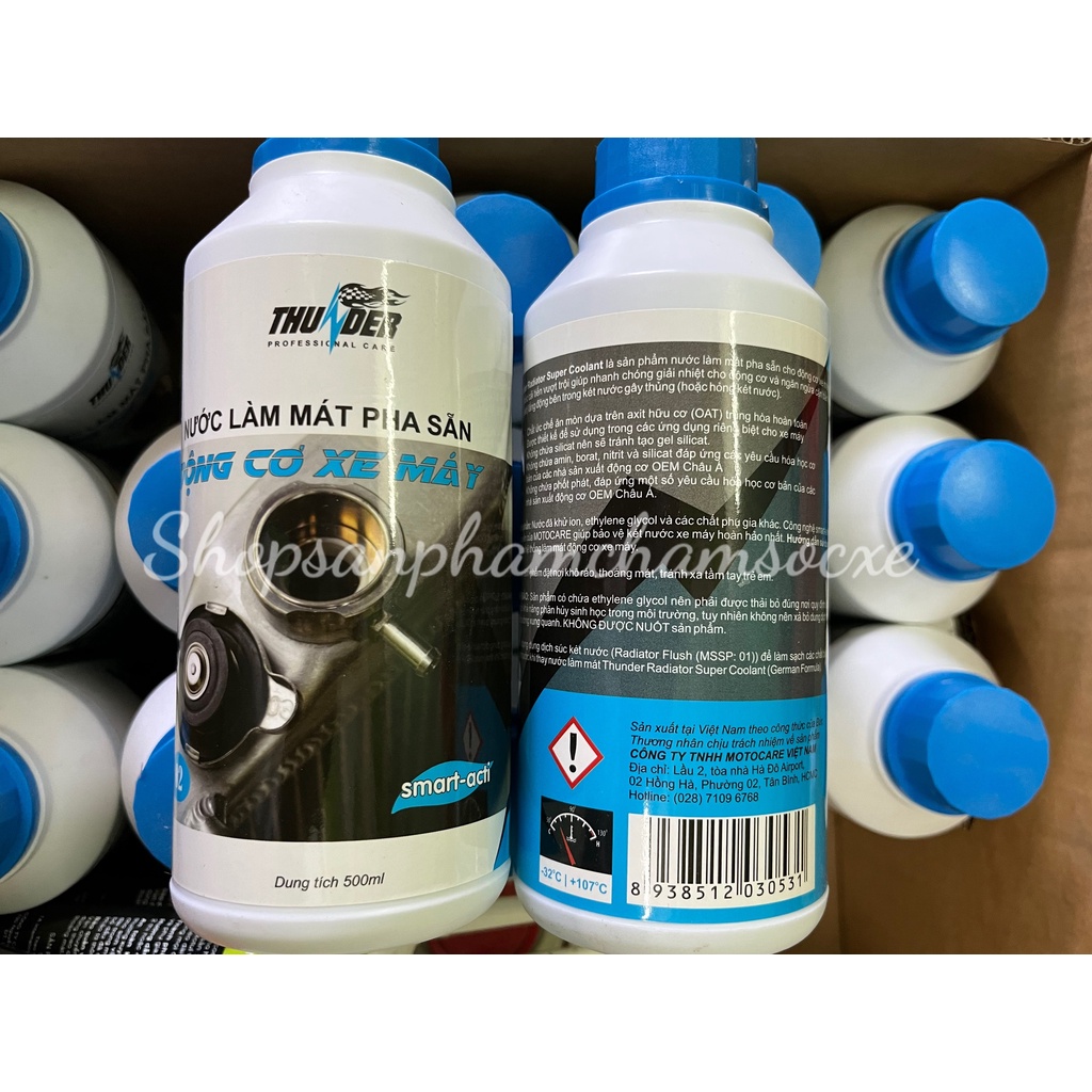 Nước làm mát thunder 500ml - Dành cho xe máy
