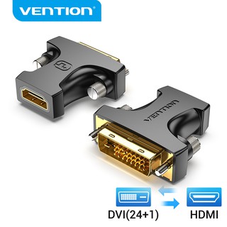 Bộ chuyển đổi Vention DVI sang HDMI Bi-Direction DVI-D 24 + 1 Nam sang HDMI Nữ Bộ chuyển đổi đầu nối cáp cho máy chiếu HDTV PC