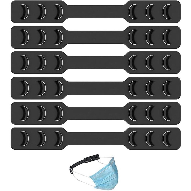 Dây silicon nới rộng khẩu trang điều chỉnh được giúp giảm áp lực và giảm đau tai cho trẻ em/thanh thiếu niên/người lớn