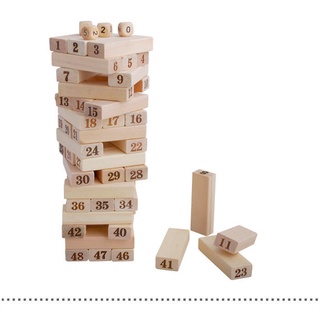 Bộ rút gỗ in màu, rút gỗ in số kèm xúc xắc size lớn bằng gỗ
