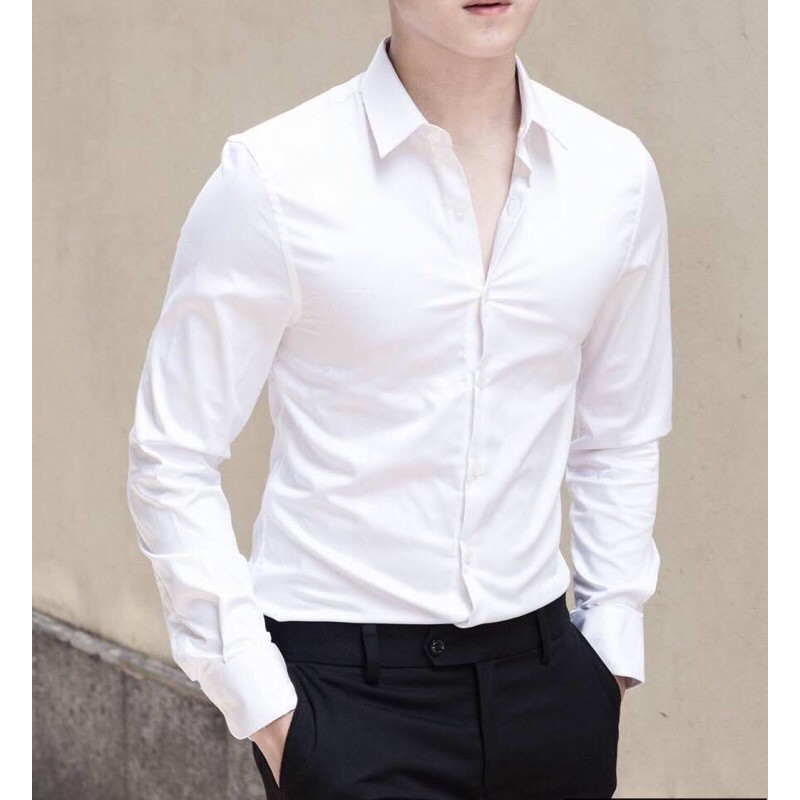 Áo sơ mi nam cao cấp dài tay l Kiểu Dáng Công Sở Chất Cotton Lụa Mịn - OMAN | BigBuy360 - bigbuy360.vn