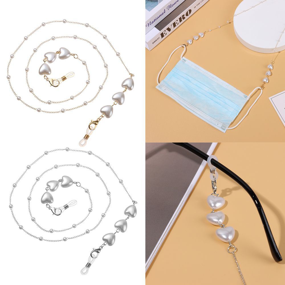Dây Đeo Giữ Mắt Kính Xâu Hạt Ngọc Trai Nhân Tạo Thời Trang