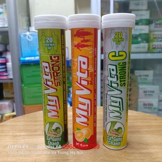 Viên sủi bổ sung Vitamin MyVita tuýp 20 viên