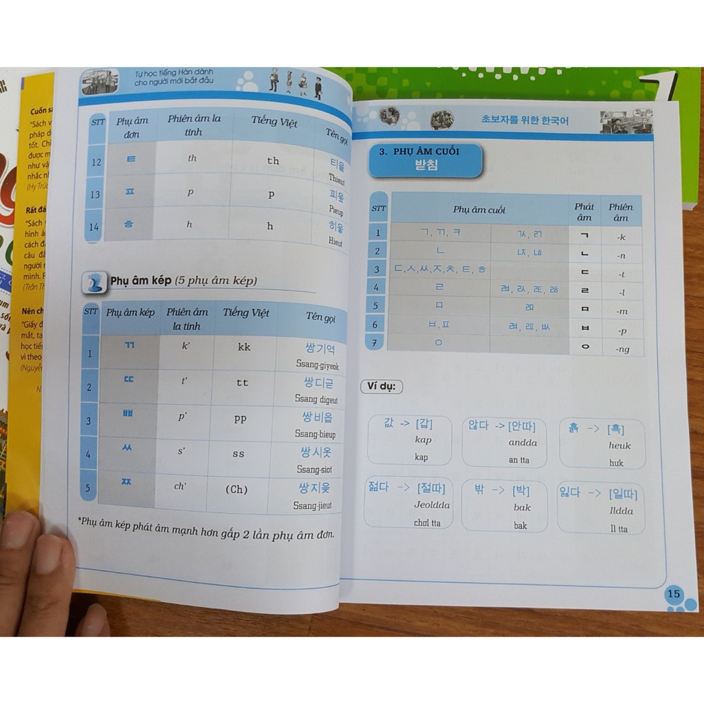 Sách Combo Tự học tiếng Hàn dành cho người mới bắt đầu + 5000 từ vựng tiếng hàn thông dụng (in màu + CD) | BigBuy360 - bigbuy360.vn