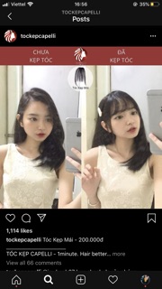 TÓC KẸP MÁI THƯA CAPELLI