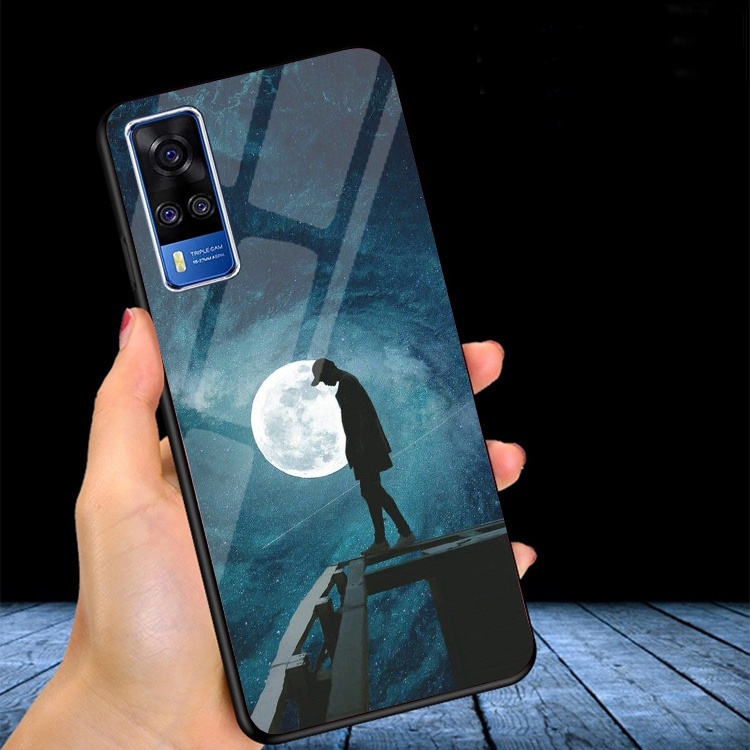 Ốp Lưng Kính 3D VIVO Y51 2020,Y53s ,Y72 5G Ốp lưng thế hệ mới cao cấp