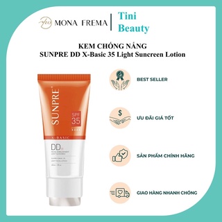 Kem chống nắng Sunpre DD X-Basic 35 Light Suncreen Lotion Mona Frema