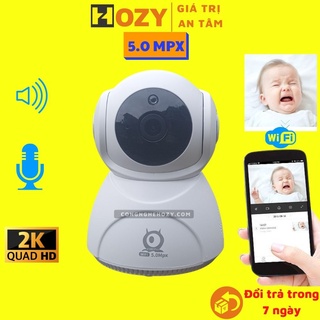 Camera WIFI trong nhà 5.0 Mpx V380 PRO Q8 HD xoay quay theo chuyển động  độ phân giải cao 2536×1920