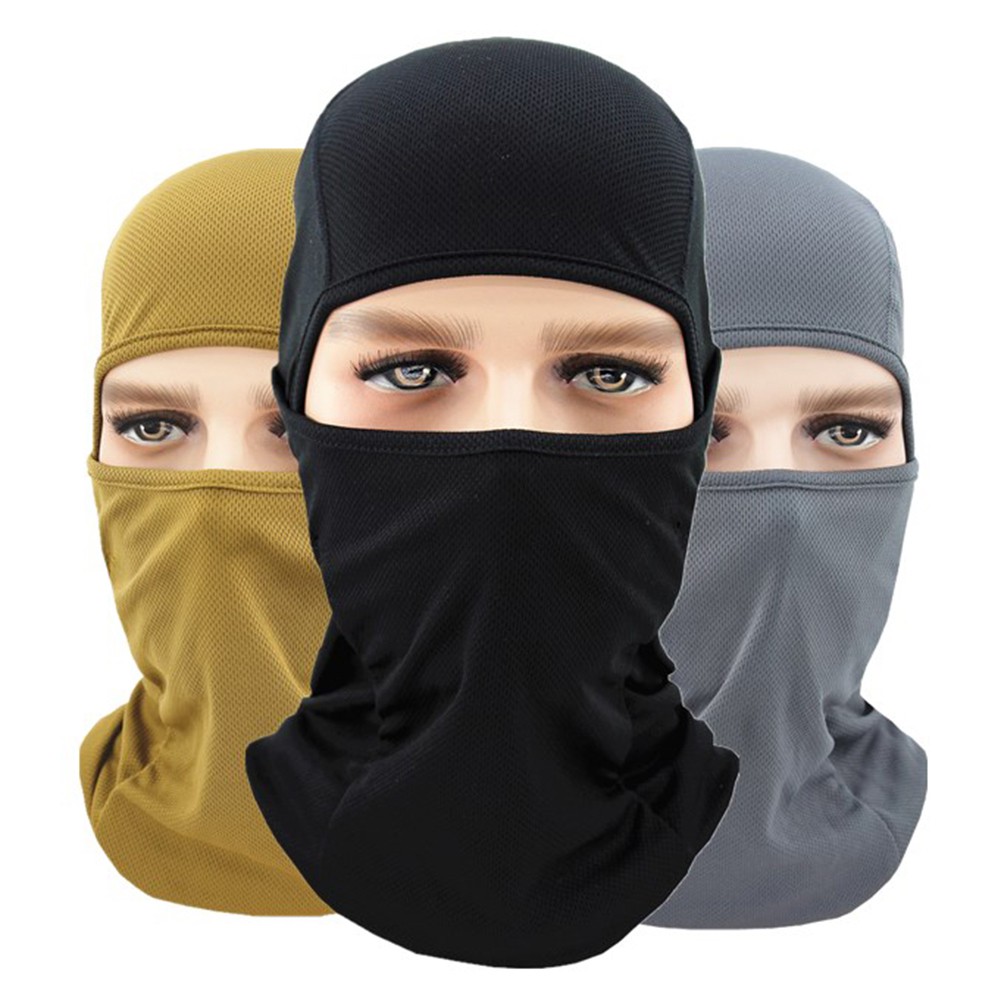 Mũ trùm đầu Balaclava chống bụi che nắng/ tia UV dành cho người đi xe máy / xe đạp