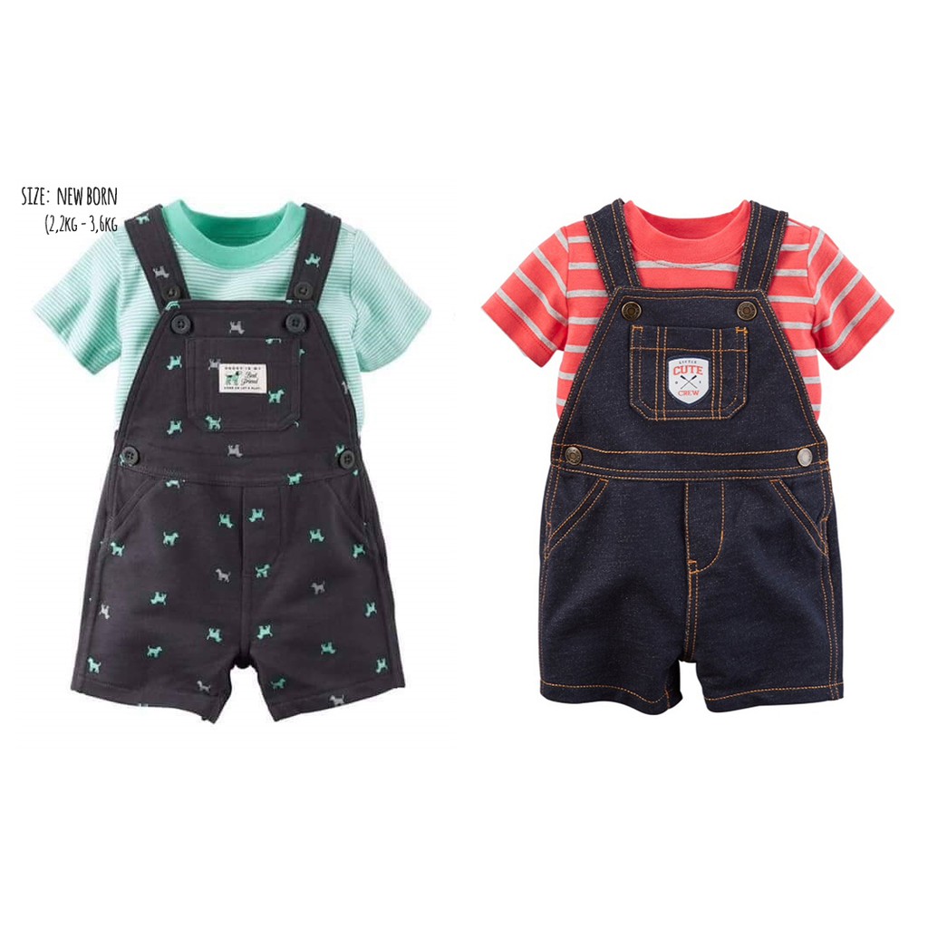 Set yếm bé trai Carter xuất xịn