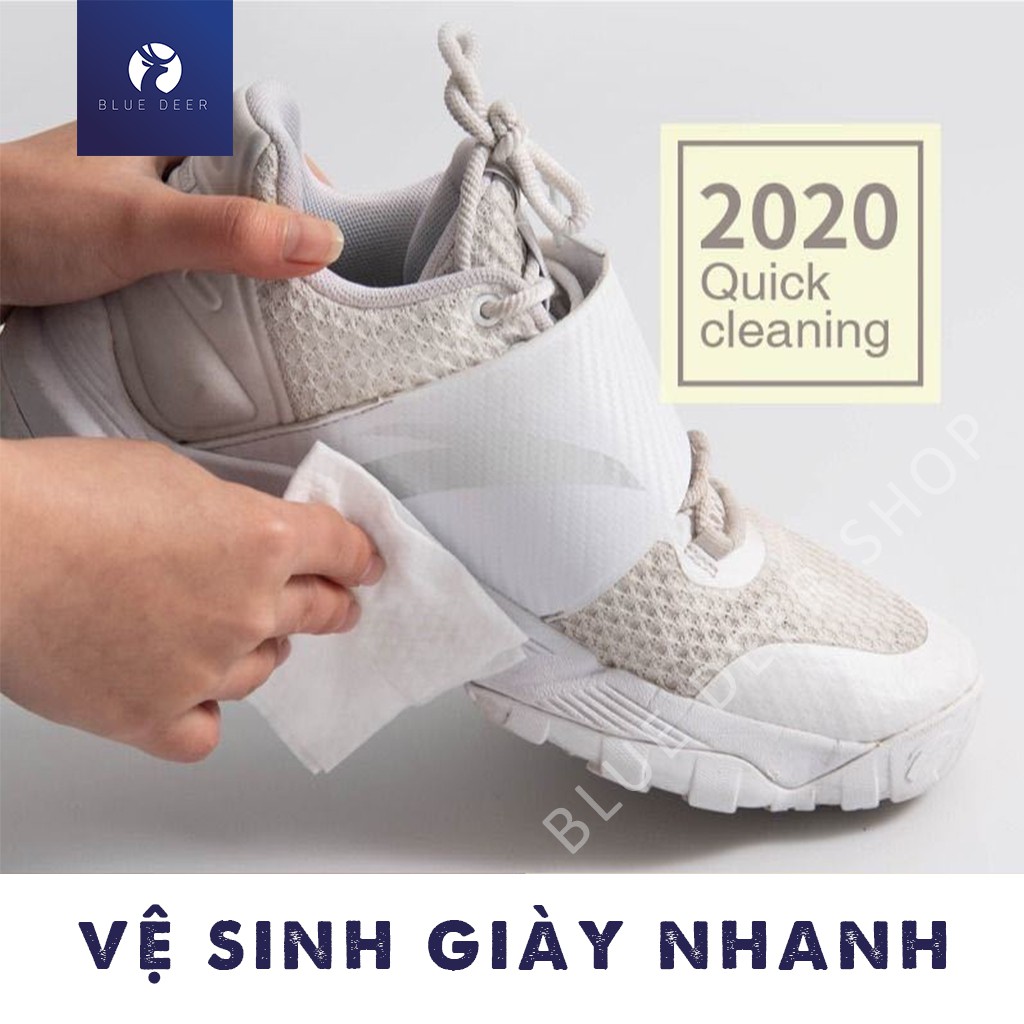 Khăn Giấy Ướt Lau Giày Sneaker Quick Wipes - Khăn Giấy Ướt Vệ Sinh Giày – BLUE DEER