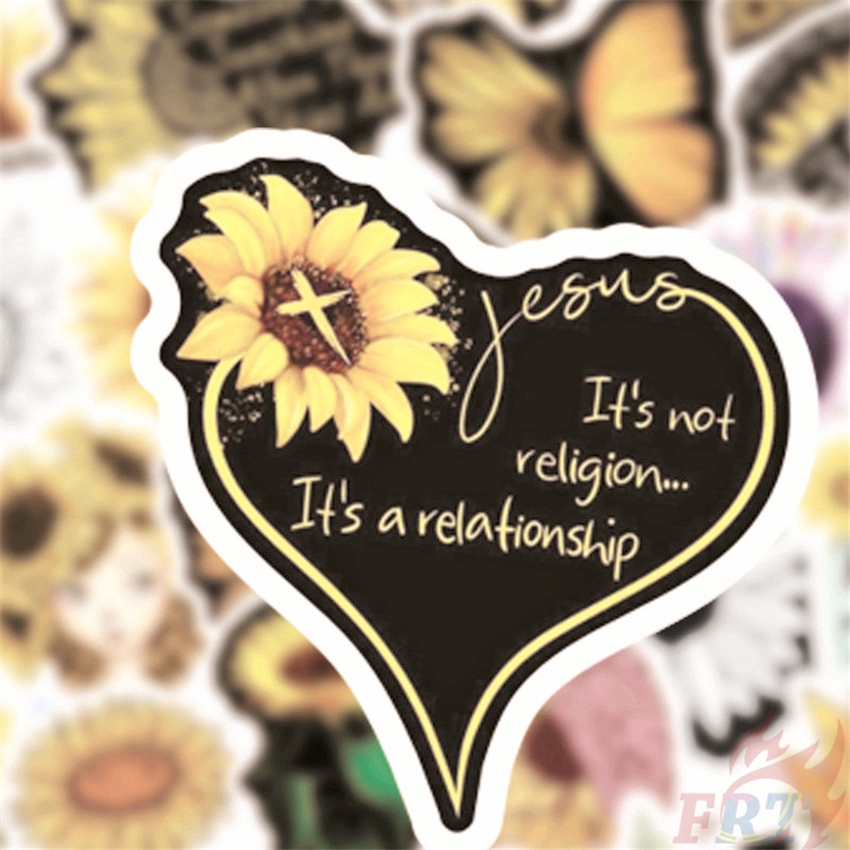 ❉ Sunflower：You Are My Sunshine - Healing Flower Series 01 Stickers ❉ 50Pcs/SetDIY Fashion Doodle Decals Stickers