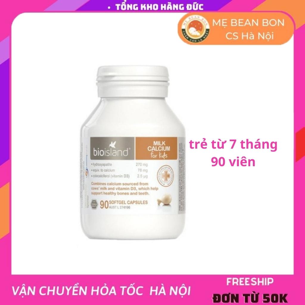 Viên uống canxi hữu cơ cho người lớn Bone care bioisland 150 viên úc hấp thụ tốt canxi tránh loãng xương- mẹ bean bon
