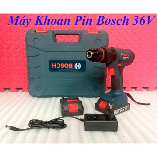 Máy khoan pin bos.ch 36v , 2 pin , có hai chức năng khoan và khoan búa