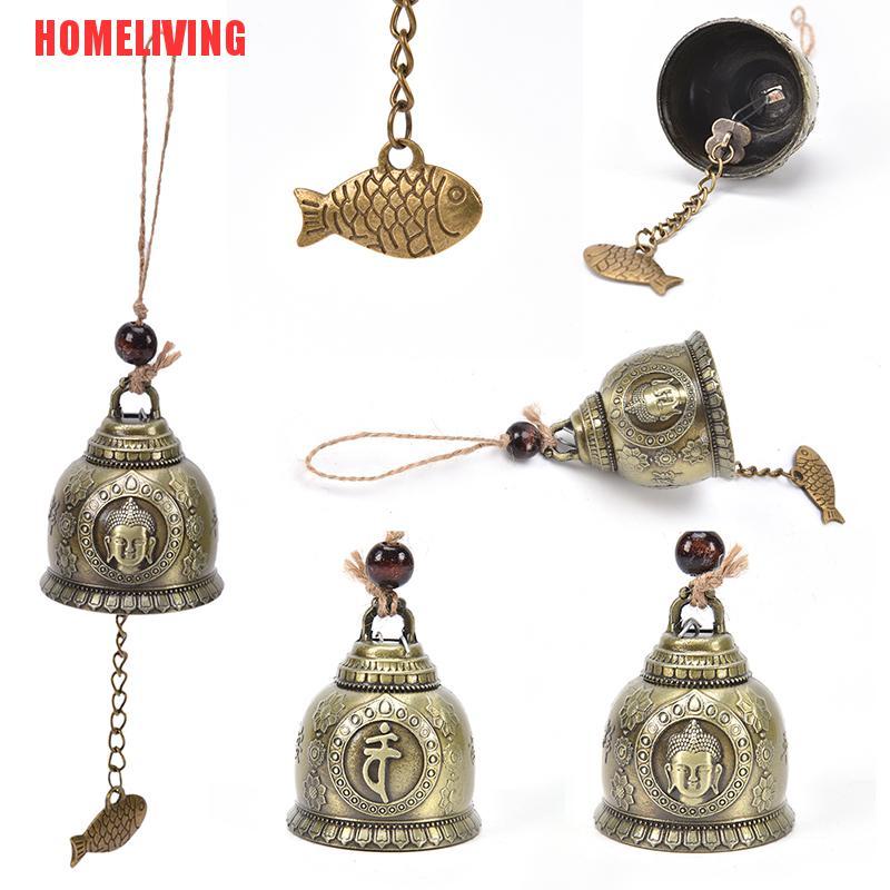 [HOMELIVING] Chuông Gió Phật Giáo Họa Tiết Tượng Phật Nhỏ May Mắn