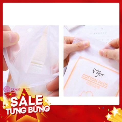 (Giá Tốt Nhất) [TÚI ZIP][HÀNG ĐỦ] TÚI BÔNG TẨY TRANG COTTON PADS 222 MIẾNG GIÁ TỐT - TỔNG KHO GIA DỤNG MIỀN BẮC