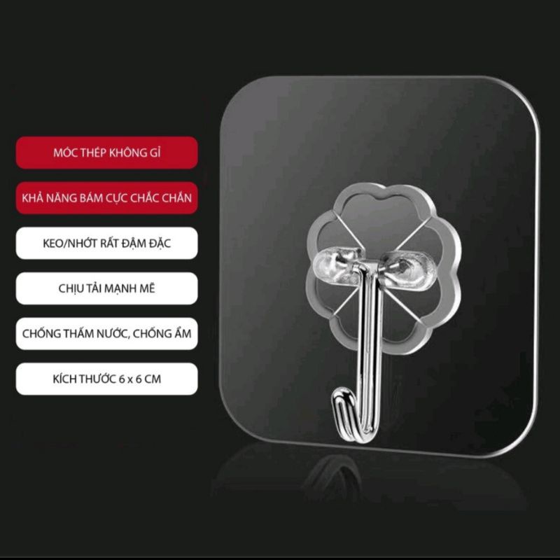💎❄🍀 Móc dán cường lực trong suốt siêu dính 💎❄🍀