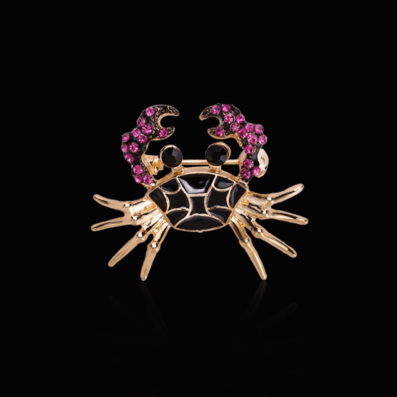 Trâm Cài Áo Hình Con Cua Nhỏ Dễ Thương Bằng Hợp Kim Thời Trang