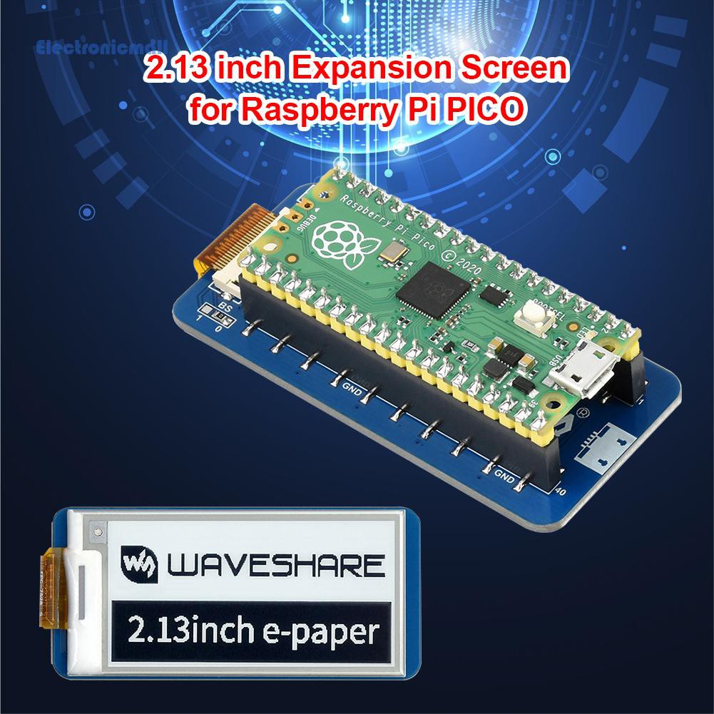 Mô Đun Hiển Thị E-Paper E-Ink E-Ink 250x122 Pixels 2.13 Inch Cho Raspberry Pico | BigBuy360 - bigbuy360.vn