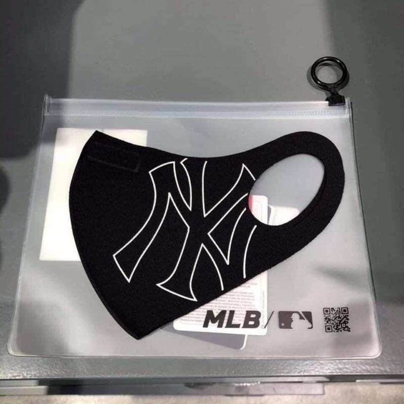 Chính Hãng MLB - Khẩu trang vải Mega Logo 32ETM2111 50L