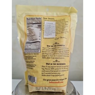 [850g] Hạt bắp nổ (Bỏng ngô) [USA] BOB’S RED MILL Popcorn (van-hk5)