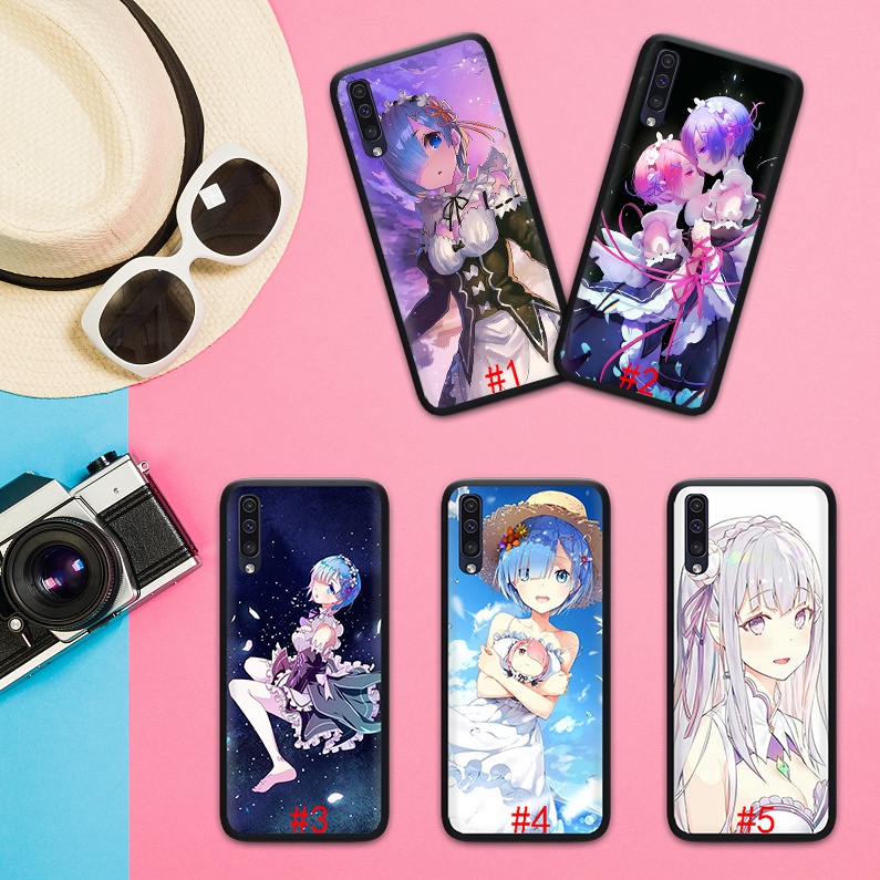 Ốp điện thoại mềm YL8 A RE ZERO Remu cho Samsung Galaxy A02S A03S A02 M02 A12 A32 A52 A72 4G M11 M51 A22 4G