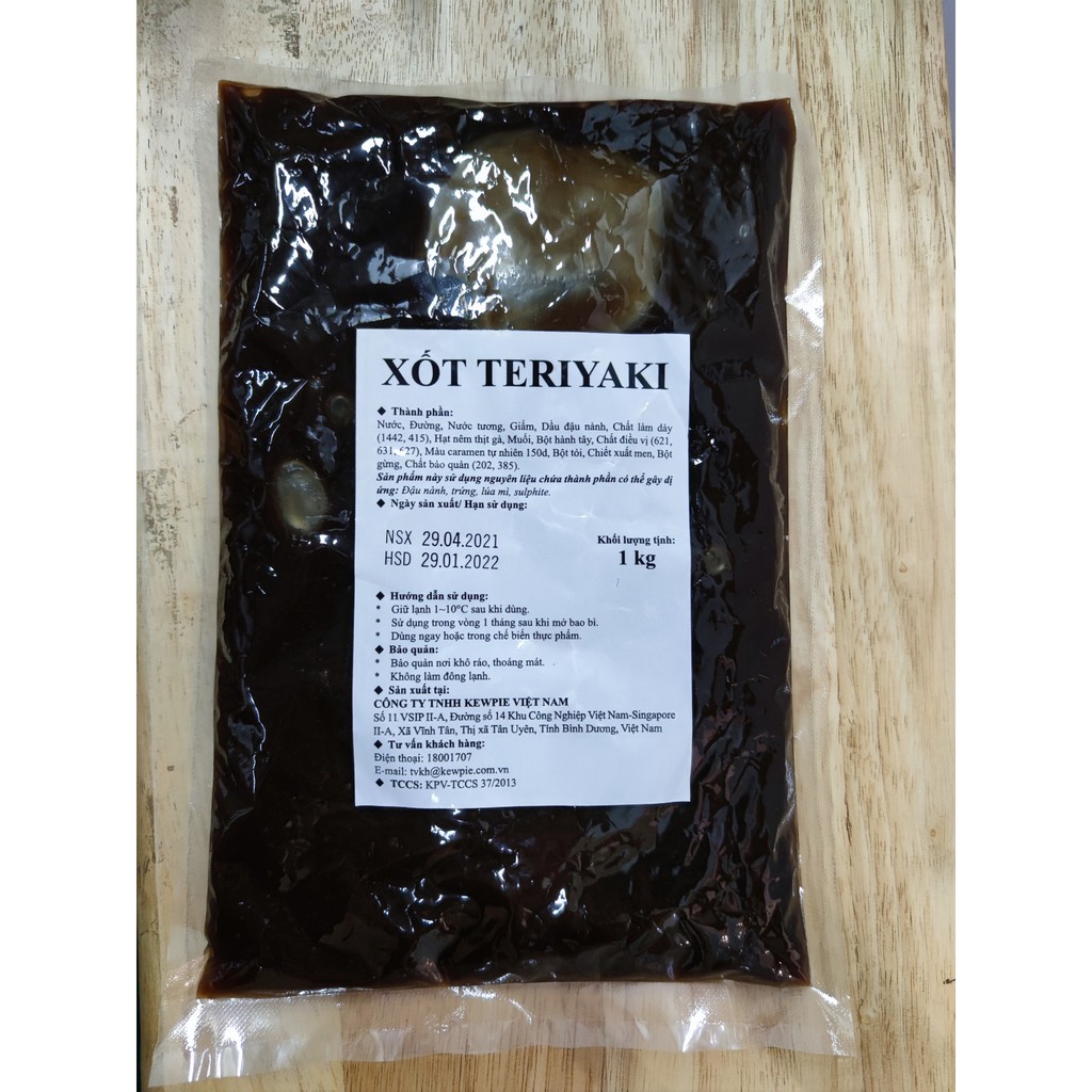 XỐT TERIYAKI 1KG - CHUYÊN DỤNG CHO GÀ , CÁ, BÒ - CHUẨN NHẬT