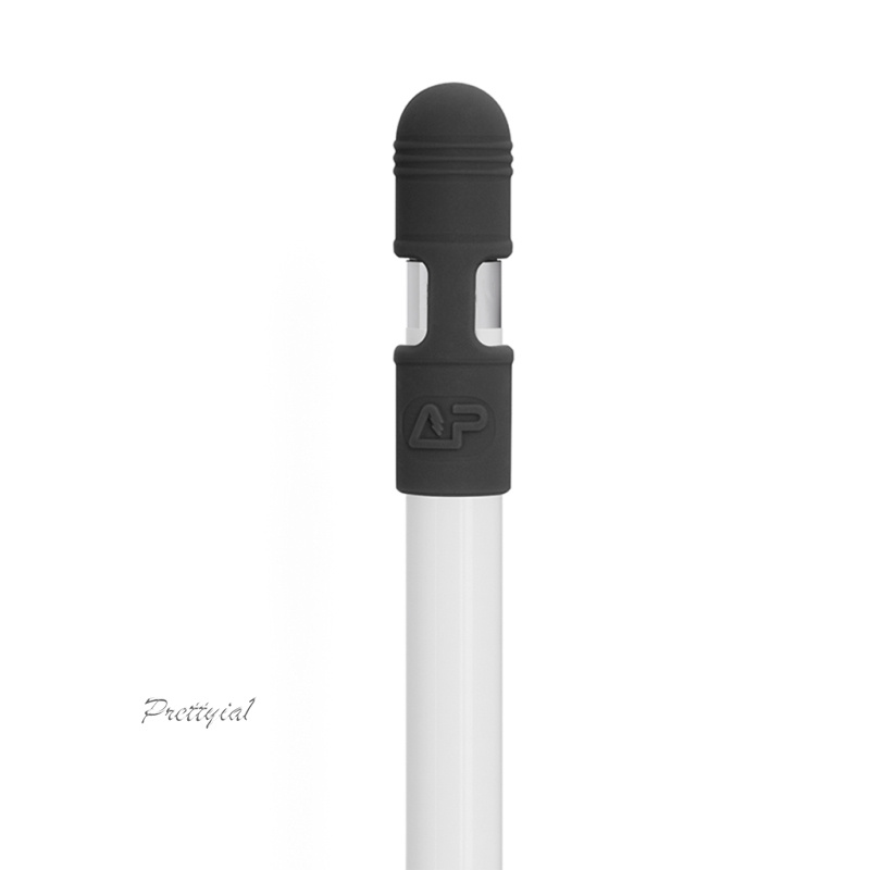 Bộ Giá Đỡ Bút Cảm Ứng Apple Pencil Bằng Silicon Kèm Nắp Thay Thế Tiện Dụng